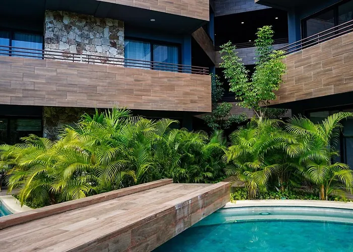 Chic 1br Private Balcony,sauna, Gym Y Wifi Apartamento Tulum