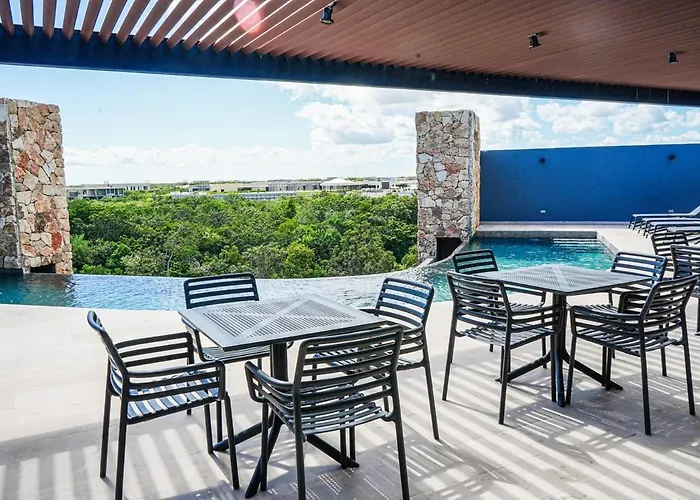 Chic 1br Private Balcony,sauna, Gym Y Wifi *