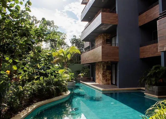 Chic 1brprivate Balcony Sauna, Gym & Wifi Apartment Tulum