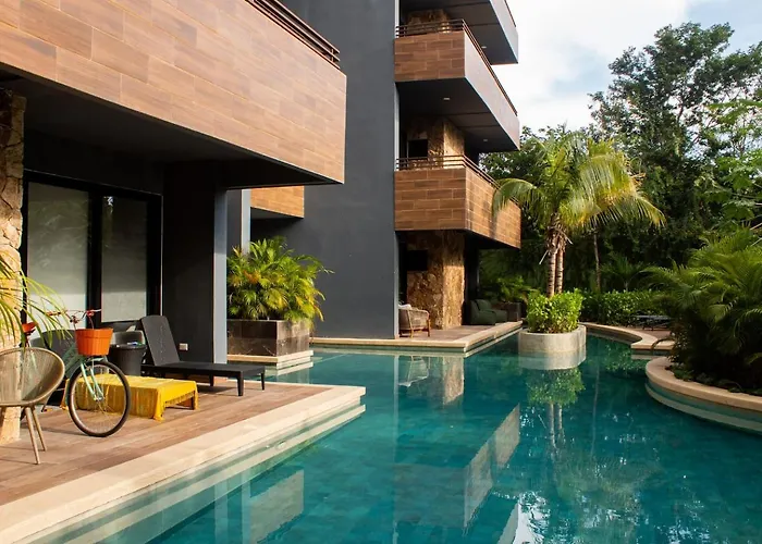 Chic 1brprivate Balcony Sauna, Gym & Wifi Apartment Tulum