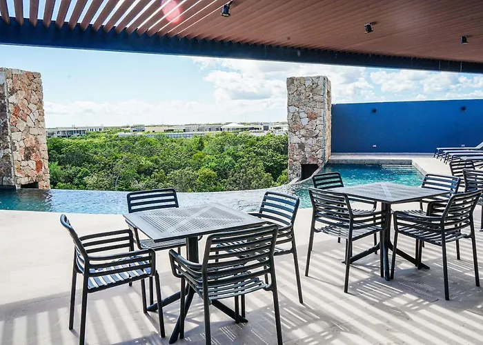 Chic 1brprivate Balcony Sauna, Gym & Wifi * Tulum