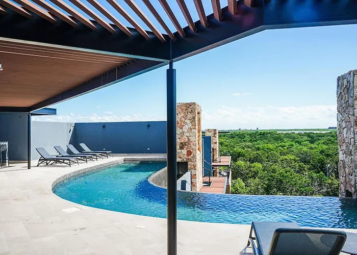 Chic 1brprivate Balcony Sauna, Gym & Wifi Tulum